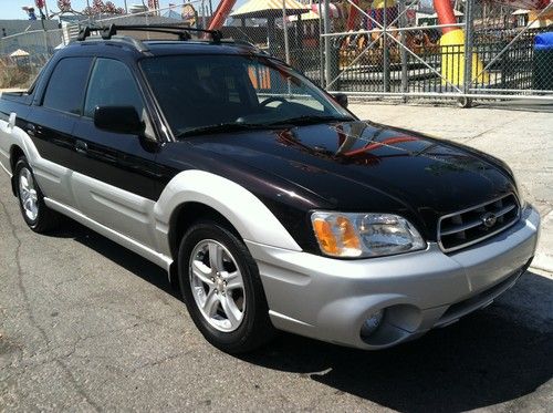 Subaru 03 baja - auto awd 4 door crew cab pickup 113k sunroof! clean! no resv!