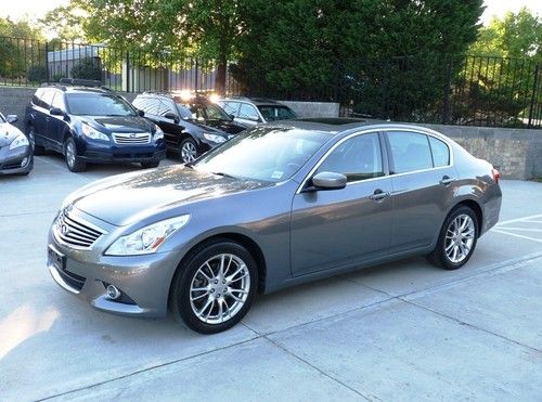 2011 infiniti g37 x  4-door 3.7l awd aluminum wheels back view cam navigation