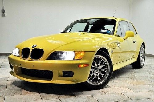 2001 bmw z3 3.0 m 5 speed 1 owner  serv recs. hatchback 75k rare yellow warranty