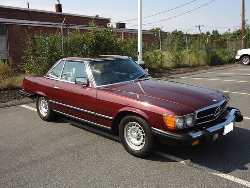 Mercedes benz 1985 sl380 - recently serviced, new soft top, ready to drive!
