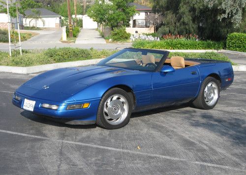 1991 chevrolet c4 corvette convertible 5.7l /350 cid v8