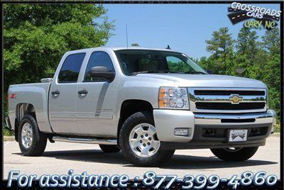 11 z71 17k bed liner 4x4 leather onstar back up camera running boards chrome