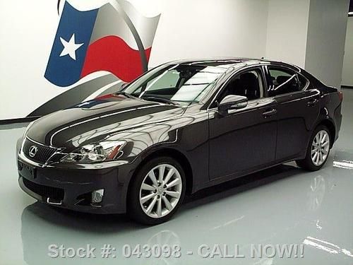 2010 lexus is250 awd leather sunroof nav rear cam 16k! texas direct auto