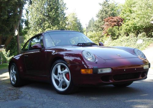 1996 Porsche 911 Carrera 4S Coupe C4S Arena Red 38k miles PRISTINE, US $64,900.00, image 3