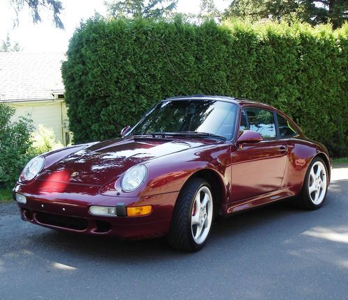 1996 Porsche 911 Carrera 4S Coupe C4S Arena Red 38k miles PRISTINE, US $64,900.00, image 6
