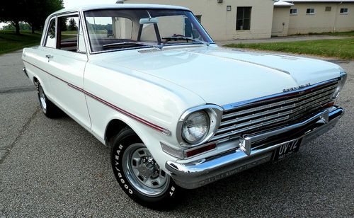 1963 nova chevy ii 300 2 door v-8 350