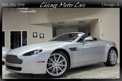 2009 aston martin v8 vantage convertible fully loaded! only 10k mi navi ipod wow