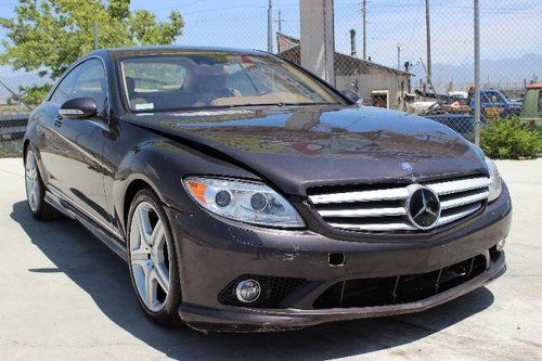 2008 mercedes-benz cl-550 salvage repairable rebuilder only 38k miles runs!!!!