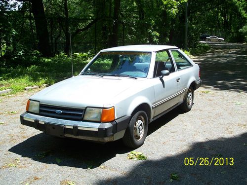 No reserve 1986 ford escort htch 64k just for transportation only,budget,1st car