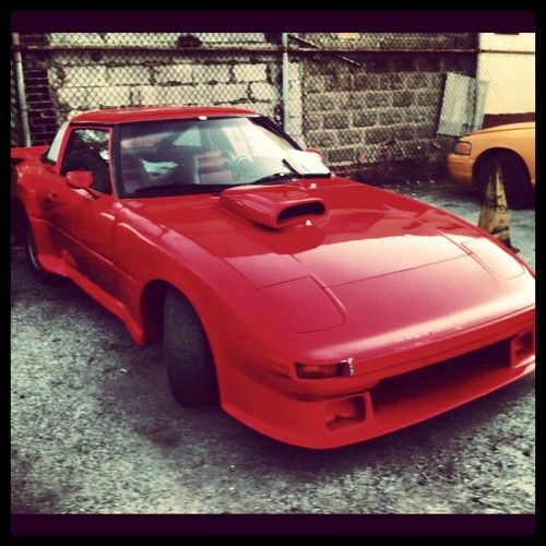 1984 mazda rx-7 12a ported motor 1st generation aftermarket wide body kit