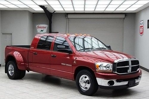 2006 dodge ram 3500 diesel 2wd dually mega cab slt saddle leather texas truck