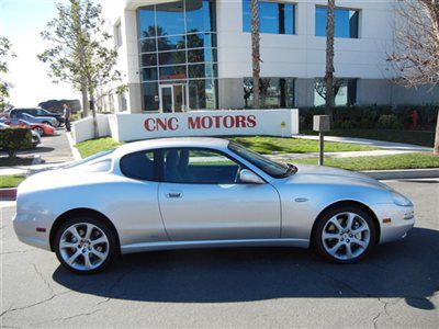 2004 maserati gt coupe / cambiocorsa / low miles / silver / black / super clean