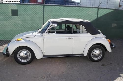 1978 volkswagen super beetle  convertible 2-door 1.6l