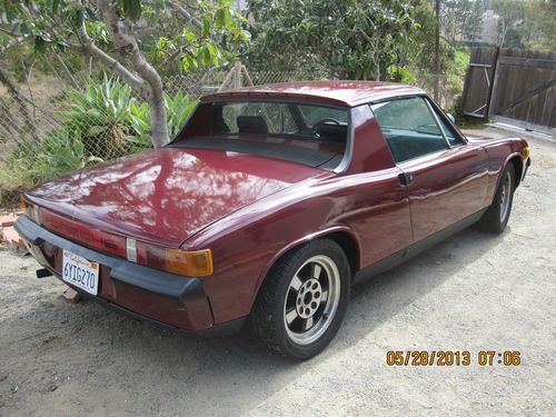 1971 porsche 914 2.2 170hp 2.0! cherry california classic targa