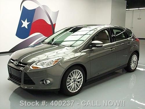 2012 ford focus sel hatchback leather park assist 9k mi texas direct auto