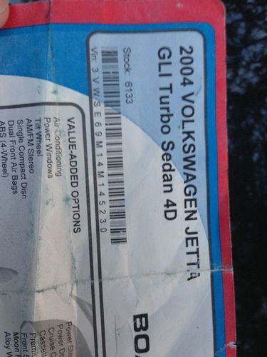 2004 VW Jetta GLI 1.8 Turbo 4D Sedan manual 92k miles BLACK, US $6,500.00, image 14