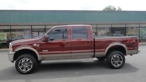 Crew cab -- 4x4 powerstroke diesel -- king ranch -- fully loaded -- low reserve