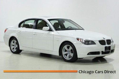 07 530i sedan premium cold pkg leather xenon auto 59k bluetooth clean