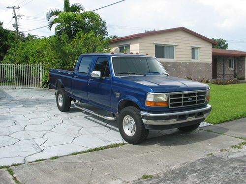 1997 - ford f-250 xlt crew cab - 7.3 diesel heavy duty truck