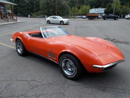 1969 corvette stingray roadster.. 4spd....no reserve.....same owner for 20 years