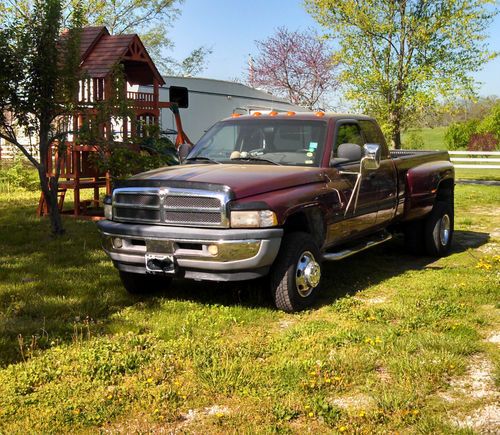 2000 dodge 1 ton, 3500, duals, dually, 4 x 4, 4 wheel drive, diesel, cummins