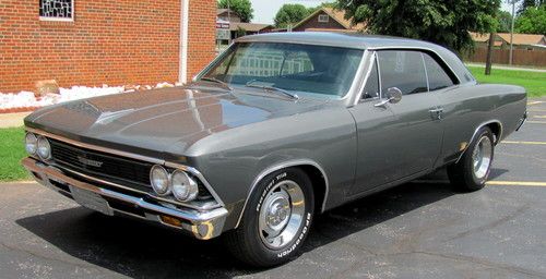 1966 chevrolet chevelle  malibu frame off rotisserie restored 350 4-speed