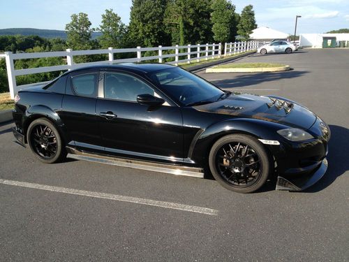 06 mazda rx8 seibon carbon fiber body kit 32k miles