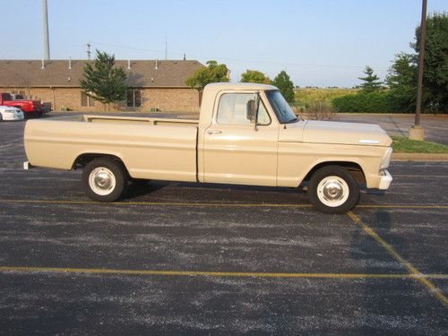 1967 ford f100, tan