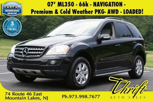 07 mb ml350 - p1 pkg premium cold weather awd pristine!