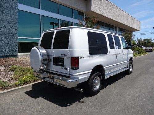 New 2010 ford e250 with braun vangater ii power door open white new