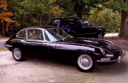 Vintage 1969 jaguar xke black lacquer all original restoration &amp; it runs !!!