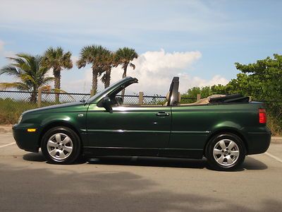 2002 01 vw cabrio glx one owner non smoker low miles clean must sell no reserve!