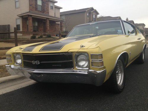 ***1971 chevrolet chevelle ss496***