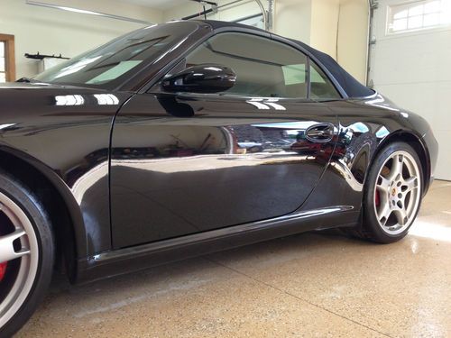 Porsche 911 Carrera S Cabriolet, Black on black, Navigation, Xenon, Heated seats, image 4