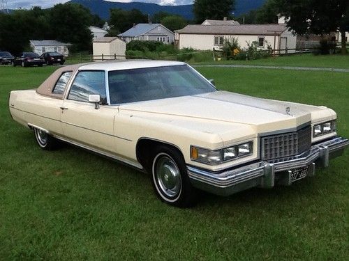 1976 cadillac coupe deville