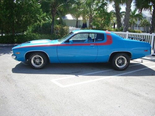 1973 plymouth road runner, 440, 4 spd, real rm21 car