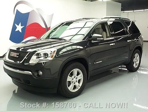 2007 gmc acadia slt-1 8 pass dual sunroof htd seats 57k texas direct auto