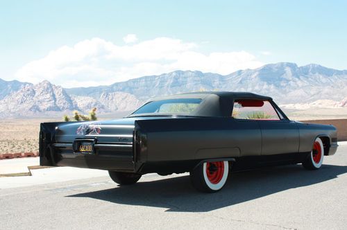 1966 CADILLAC DEVILLE CONVERTIBLE RAT ROD HOT ROD AIRBAG, image 3