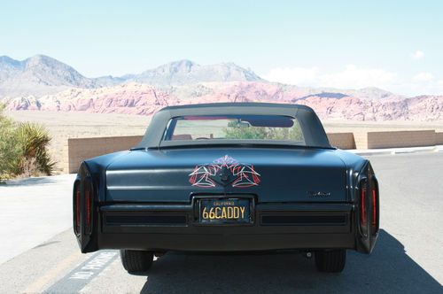1966 CADILLAC DEVILLE CONVERTIBLE RAT ROD HOT ROD AIRBAG, image 4