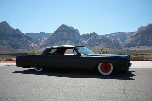1966 CADILLAC DEVILLE CONVERTIBLE RAT ROD HOT ROD AIRBAG, image 5