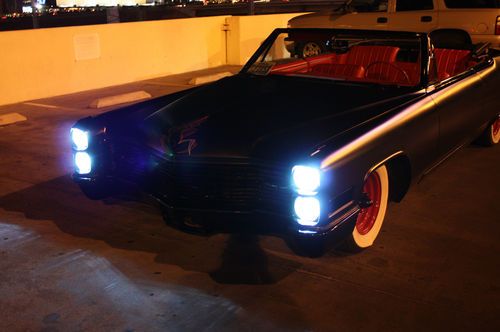 1966 CADILLAC DEVILLE CONVERTIBLE RAT ROD HOT ROD AIRBAG, image 11