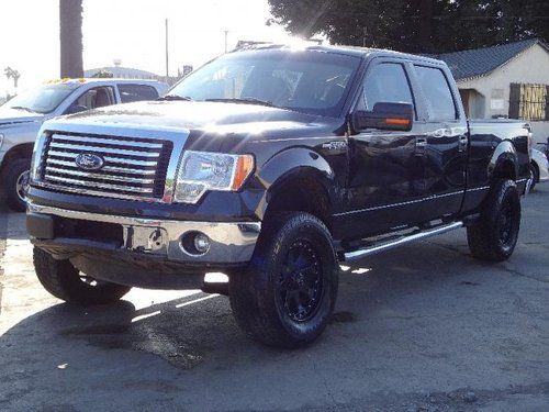 2011 ford f-150 xlt supercrew damaged salvage runs! cooling good only 11k miles!