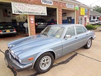 87 xj6 blue tan leather 2 owner v6 auto new rear brakes sunroof 80,731 miles ac