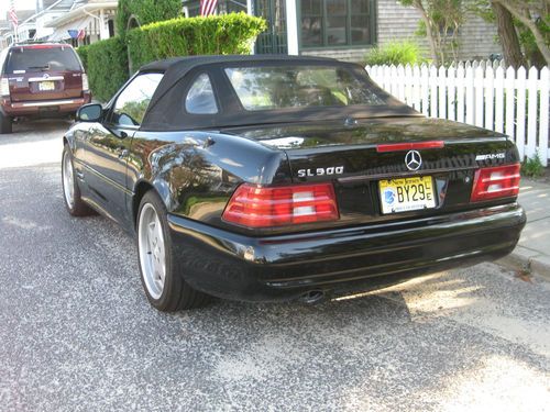 2000 mercedes benz sl500 amg  triple black  low miles