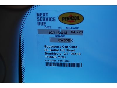 2007 TOYOTA SIENNA XLE AWD 4X4 SUNROOF DVD HEATED LEATHER SONAR PARKING SERVICED, US $14,990.00, image 100