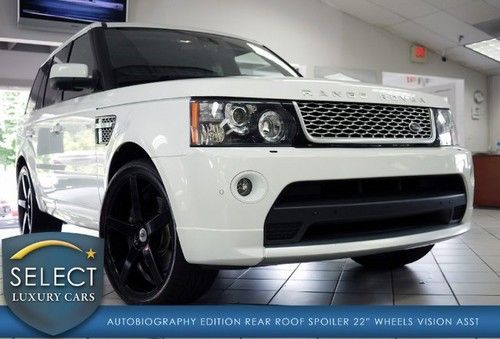 Stunning 1 owner range rover sport supercharged autobiography 22 whls pristine!