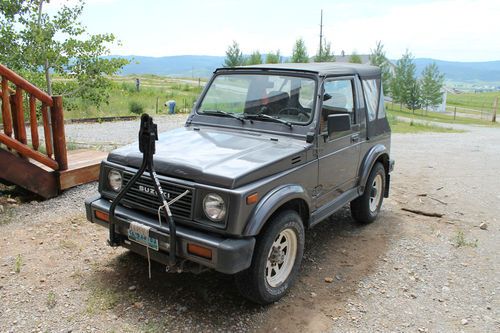 Suzuki: samurai off road 4wd stock good condition tow bar soft top forest green