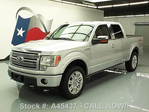 2010 ford f-150 4x4 platinum crew sunroof nav pwr steps texas direct auto