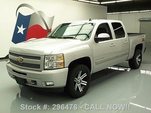 2011 chevy silverado lt crew z71 4x4 leather 18's 49k texas direct auto