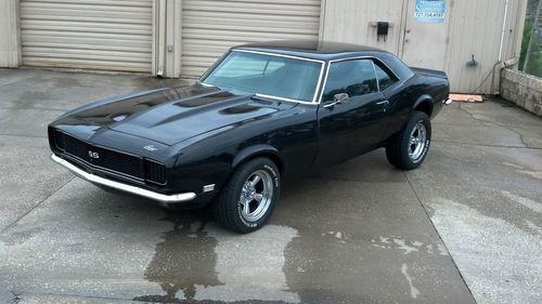 1968 camaro jet black with rs front end